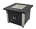 Pleasant Hearth OFG901T Montreal Square Gas Fire Pit Table, 38