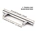 Aybloom Cabinet Handles - Pack of 30 Stainless Steel Brushed Satin Nickel Hollow Tube T Bar Drawer Pulls for Kitchen Furniture Hardware(Satin Nickel, Overall Length: 6