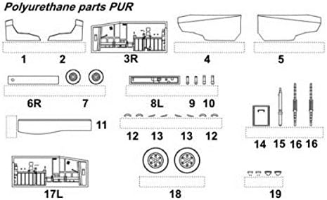 CMK 1:48 JAS 39D Gripen Undercarriage For Italeri Resin #4196