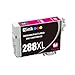 E-Z Ink (TM) Remanufactured Ink Cartridge Replacement for Epson 288 288XL High Capacity (2 Black, 1 Cyan, 1 Magenta, 1 Yellow) 5 Pack for Expression XP-330 Expression XP-430 Expression XP-434 Printer