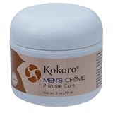 Kokoro Men's Creme, Natural Progesterone, Herbal Prostate Care, 2oz Jar