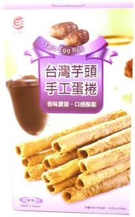 Egg Roll Cookies (Taro Flavor) - 5oz (Pack of 1)