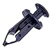 Push-Type Fastener Retainer Clips - 35PCS 8 mm Black Nylon Push Pin Splash Guard Body Panel Fit(35pcs)