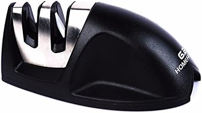 GA Homefavor Portable 2-stage Coarse&amp;Fine Kitchen Chef Knife Mini Sharpener System