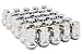 QTY-16pc ITP Chrome 10x1.25 Tapered Bulge Acorn Lug Nuts Compatible with ATV/UTVs with Aftermarket & OEM Wheels