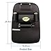 TOCGAMT 2 Pack PU Leather Car Backseat Organizer (Black)