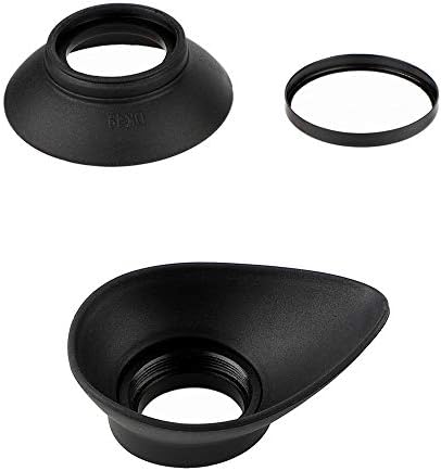Camera Eyecup Eye Cup & Oval Soft Rubber Eyepiece Viewfinder Compatible for Nikon D850 D810 D810A D800E D800 D700 D500 D5 D4s D4 D3X D3s D3 D2H D2Hs D2X D2Xs Df etc Replaces DK-19 Eye Cup