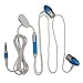 Insten 3.5mm In-Ear Stereo Headset with On-Off and Mic for Samsung Galaxy Note 4 - Retail Packaging - Blue
