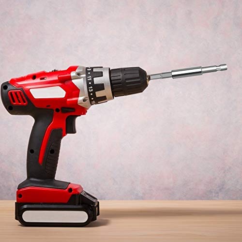 Drill Socket Adapter for Impact Driver with Hex Shank to Square Socket Drill Bits Bar Extension set 8 Pieces