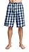 CYZ Men's 100% Cotton Plaid Poplin Woven Lounge/Sleep Shorts-F1710-XL