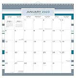 Seaside Currents 2020 12 x 12 Inch Monthly Square WireO Calendar, Stationery Planning (English, Fren by 