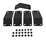 KMC XD Series Rockstar 2 811FIN29012NABS Black Wheel Inserts 20x9 Set of 5