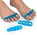 Doctor Freedom Gel Toe Stretcher Separators for Bunions, Overlapping and Hammer Toes Pain Relief, Best Personal Orthopedic and Therapeutic Feet Relief for Men and Women, Includes 7-stage nail buffer