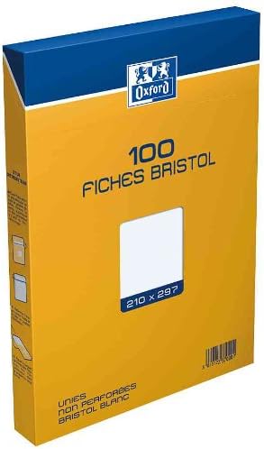Oxford Fichas, 75 x 125 mm, cuadriculado, color rosa, 224 g ...