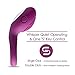 SVAKOM Tyler Vibrating Penis Ring Vibrator Rechargeable Sex Toy Powerful Cock Rings Full Silicone for Male or Couples (Violet)