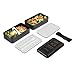Japanese Insulated Containers Bento Box - All-In-One With Microwave Safe Leakproof Bento Lunch Box Stackable 2 Tier Lunch Box Containers with Utensils, Divider and Sealing Strap