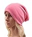 JOYEBUY 4 Pack Women Men Stylish Cotton Beanie Cap Slouchy Beanies Hats Soft Sleep Cap (Style C)