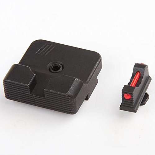 Zev tech front fiber optic & combat rear sight set …