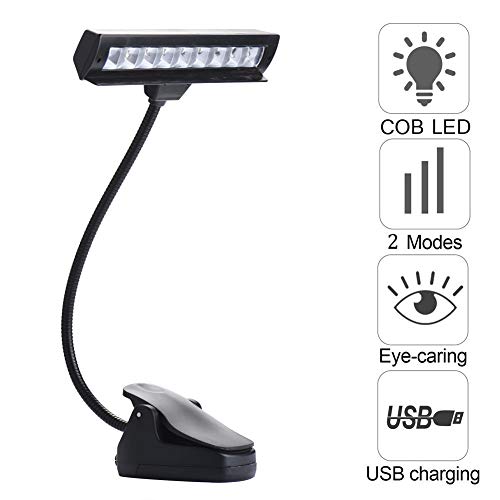Kanzd Flexible USB Clip-On Music Piano LED Light Reading Study Book Lamp (A) - Thumbnail 6