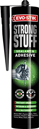 Evo-Stik 2 X Strong Stuff Sealant Filler Grab Adhesive 290Ml Cartridge 30835932