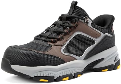Netanac Mens Steel Toe Safety Shoes Size 9 Amazon.com: Netanac Comfortable Steel Toe Shoes for Men  main image 4