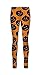 Forever Womens Halloween Horror Skull Night Mood Printed Stretchy Fitted Leggings