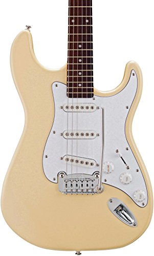 G&L Tribute S500 Electric Guitar Vintage White Rosewood Fretboard (Vintage White Rosewood Fretboard)