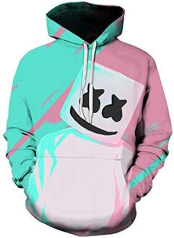 2019 Newest Marshmallow Hoodies Men 3Dprinting Sweatshirt Pattern Casual wear Spring