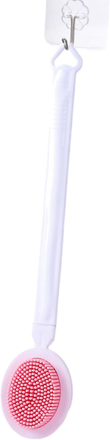 CENMOO Back Scrubber Shower Brush Long Handle Double Sided Massage Wet Dry Body
