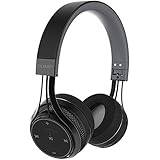 BlueAnt - Pump Soul On Ear Wireless HD Headphones, Stylish, Audio with One Touch Controls (Black)