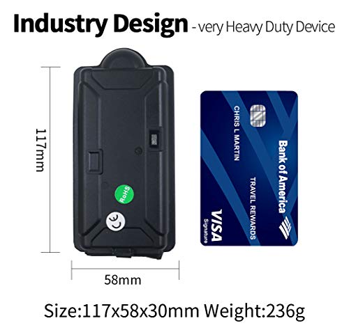 COOLOUS GPS Tracker TK05 Magnetic Portable GPS Tracker 2G Tracking Long Battery Life Real Tracking Devices for Personal and Car Vehicles