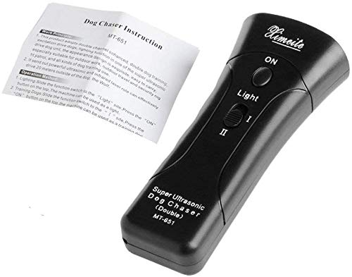 LAKA Ultrasonic Dog Repeller,Dog Bark Control Device,Anti Barking Deterrents Silencer Stop Barking Bark, Electronic Dog Trainner with LED Flashlight (1)