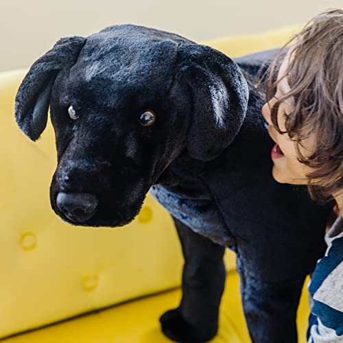 Melissa & Doug Giant Black Lab Lifelike Stuffed Animal Dog (over 2