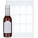 Woozy Bottle Labels - 120 Blank Hot Sauce Labels, Perfect Size For 5oz Bottles.