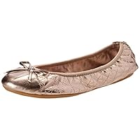 Butterfly Twists Womens Olivia Pewter Quilted Fold Up Ballet Pumps Shoes Size 4