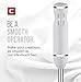 Chefman Immersion Stick Hand Blender, Stainless Steel Shaft & Blades, Powerful 300 Watt Ice Crushing 2-Speed Control One Hand Mixer, Soft Touch Grip - Ivory