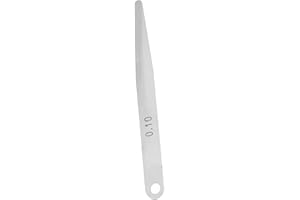 HILITAND 5pcs Feeler Gauge 0.1mm Thickness Feeler Gauge Metric Filler Thickness Gage Measurement Tool (0.1mm)