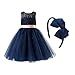 Shemay Fashion Solid Grosgrain Ribbon Hair Bows and Headbands for Toddlers Girls Kids