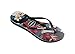 Havaianas Women's Slim Tropical Floral Flip Flop Sandal, Black, 9/10 M US