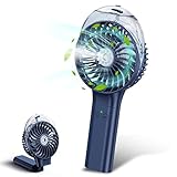 MORECORE Portable Handheld Misting Fan, Battery