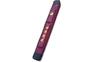 A ALFEEL Sword Carrying Case - Waterproof Chinese Kung Fu Taichi Martial Arts Double Layer Carrying Shoulder Bag