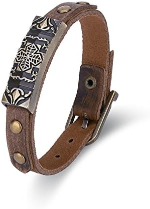 Fashion Unisex Charms Jewelry Antique Bronze Punk Cross Rope Chain Bracelets