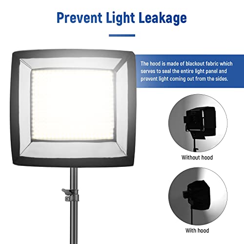 NEEWER12,2"x11,4"Plegable Softbox Difusor con Grid y Bolsa para NL660/SNL660/RGB660/RGB660 Pro/RGB660 PRO II LED Panel Luz Vídeo, Estudio Fotografía Retrato Fotografía YouTube Video Iluminación Suave