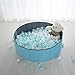 PlayMaty Ball Pits - Folding Portable Baby Kids Play Ball Pool Double Layer Oxford Cloth Not Need to Inflate Stable Ball Pool for Toddler (Balls Not Included) (Blue)
