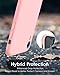 DTTO Compatible with iPhone XR Case, [Romance Series] Silicone Case with Hybrid Protection for iPhone XR 6.1 Inch - Crystal Pink