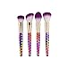 5 Piece Unicorn Rainbow Makeup Brush Set