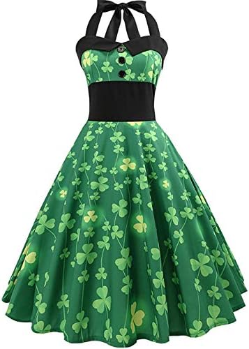 TURNMEON St. Patricks Day Dress Women 