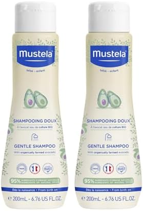 Mustela Baby Gentle Shampoo with Natural Avocado Hair Care for