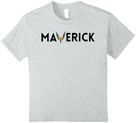 Kids Be A Maverick T-Shirt - Be a maverick t-shirt funny 12 Heather Grey