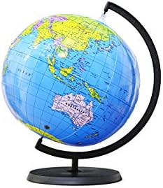 freezoncorea Inflatable Desktop Political World Globe, 11-Inch